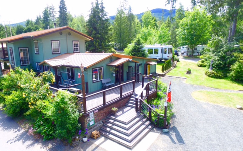 Clubhouse and office