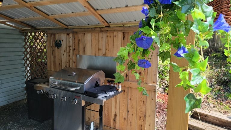 Outdoor BBQ grill