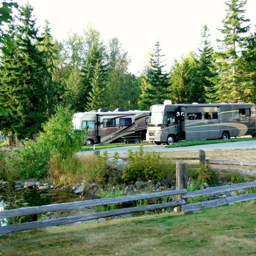 Monthly RV sites at Elwha RV Park