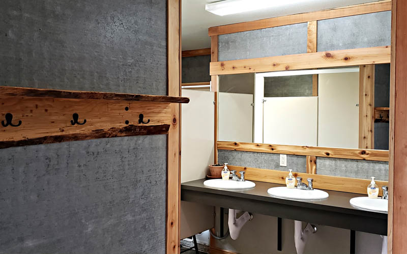 Bathhouse interior